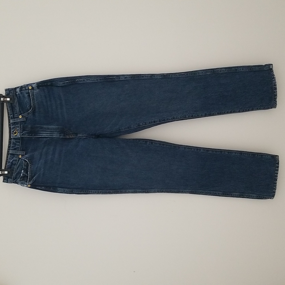 KHAITE Daria High Waisted Blue Slim Jeans